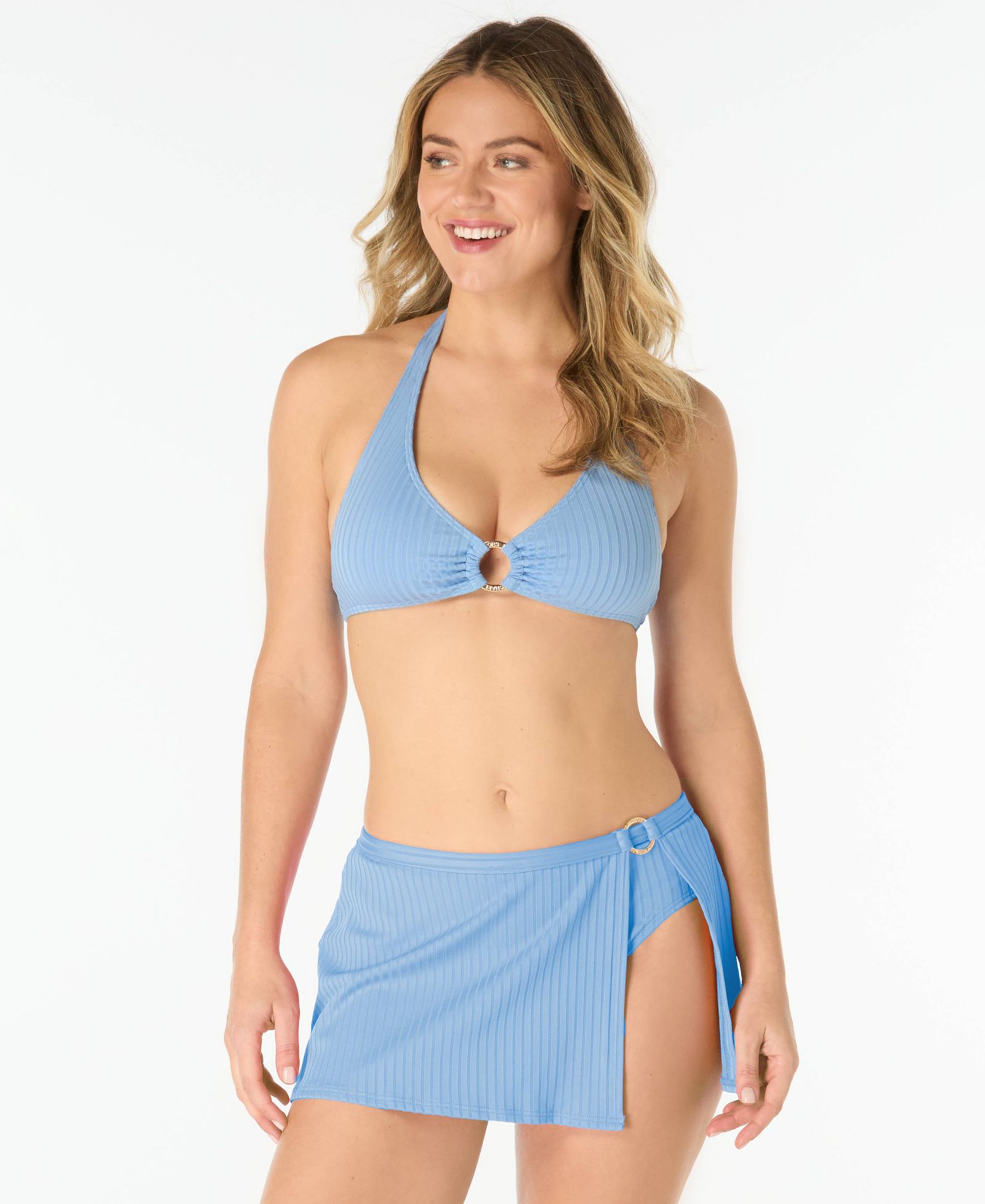 Women's Logo Ring Halter Bikini Top