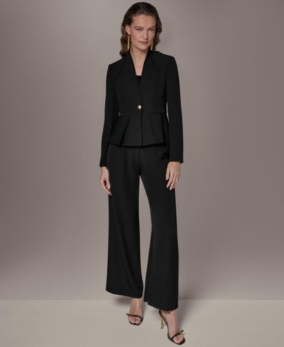 Donna Karan New York Женский блейзер без воротника, Petite