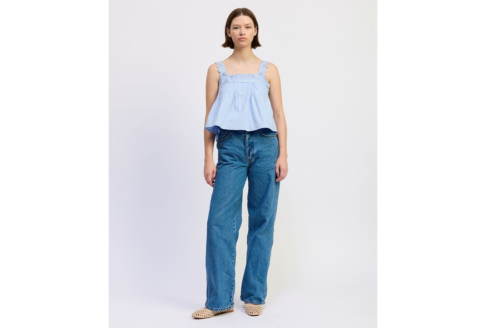 En Saison Women's Lucy Square Neck Top