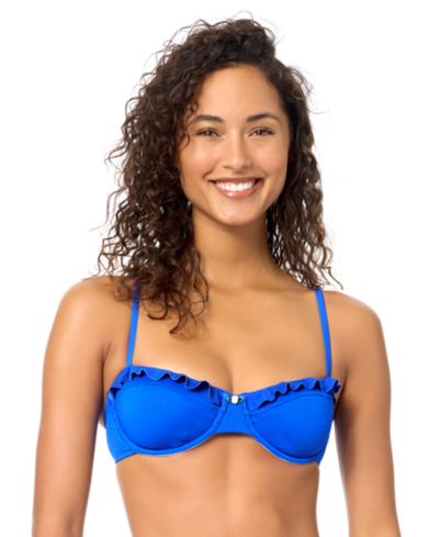 Raisins Women's Rosa Straight Neck Swim Bikini Top