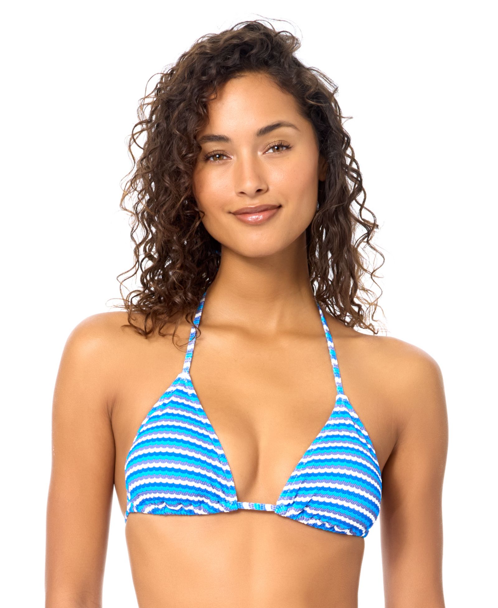 Raisins Women's Chloe Stripe V-Neck Swim Bikini Top