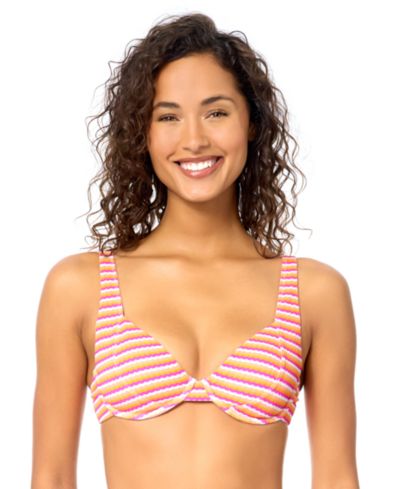 Женский топ бикини Raisins Full Moon Stripe Swim