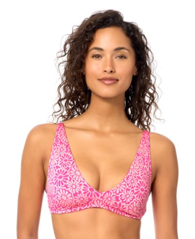 Женский верх бикини Raisins Pisces Printed Tie-Back Swim