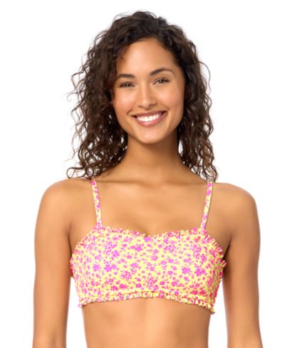 Женский купальник Raisins Bandeau Neck Printed Swim Bikini Top