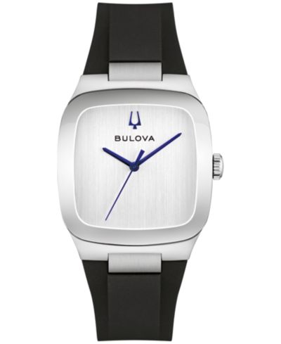 Bulova Мужские часы Latin Grammy Modern Millennia, черный силикон, 30mm