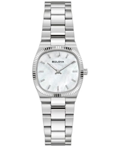 Bulova Женские классические часы Super Seville Silver-Tone, 25mm