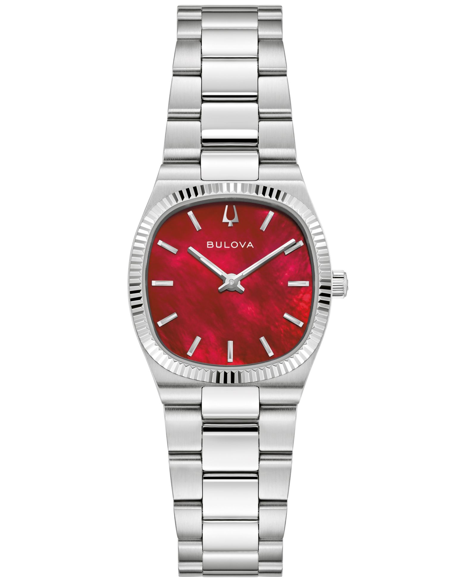 Bulova Women's Classic Super Seville Silver-Tone Stainless Steel Bracelet Watch 25mm