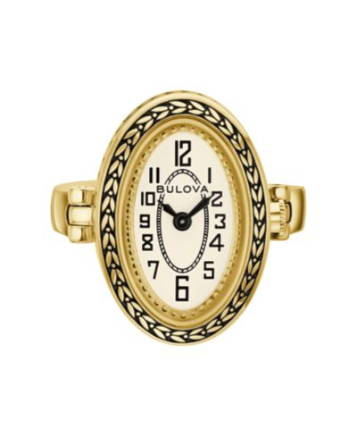 Женские часы Bulova Archive Gold-Tone Stainless Steel 25.5mm