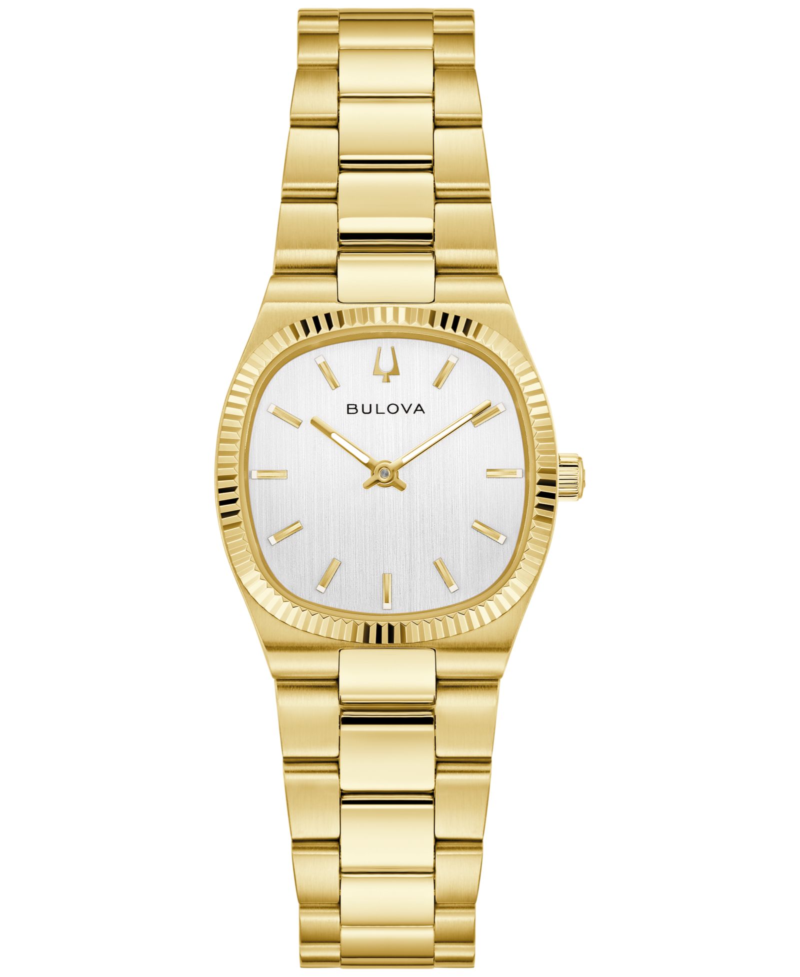 Bulova Women's Classic Super Seville Gold-Tone Stainless Steel Bracelet Watch 25mm
