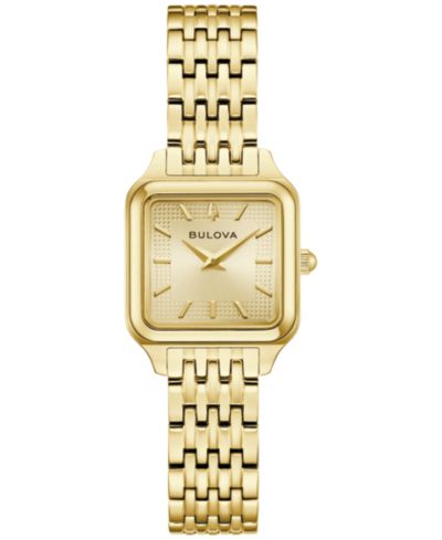 Bulova Women's Classic  Sutton Gold-Tone Stainless Steel Bracelet Watch 22.7mm