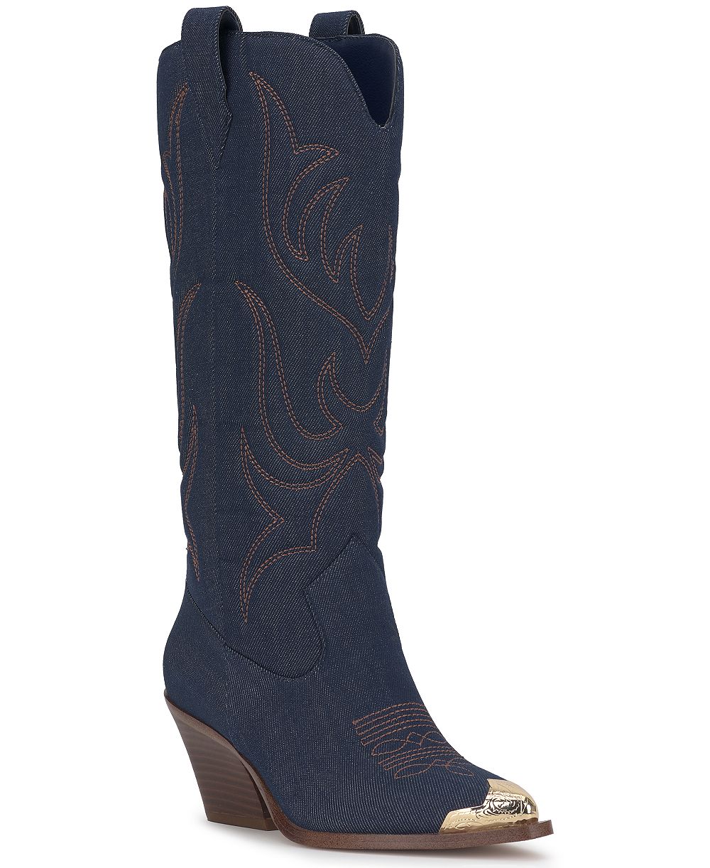 Jessica Simpson Women's Zuliena Tall Western Cowboy Boots