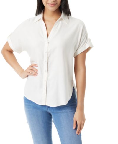 Gloria Vanderbilt Women's Demi Short-Sleeve Shirt