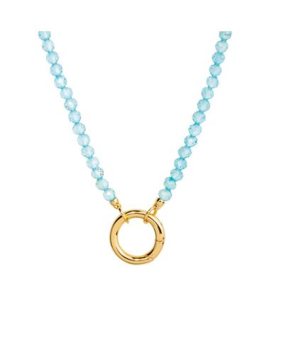Natural blue topaz