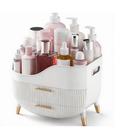 YIGII Large Capacity Makeup Organizer with Drawers for Skincare