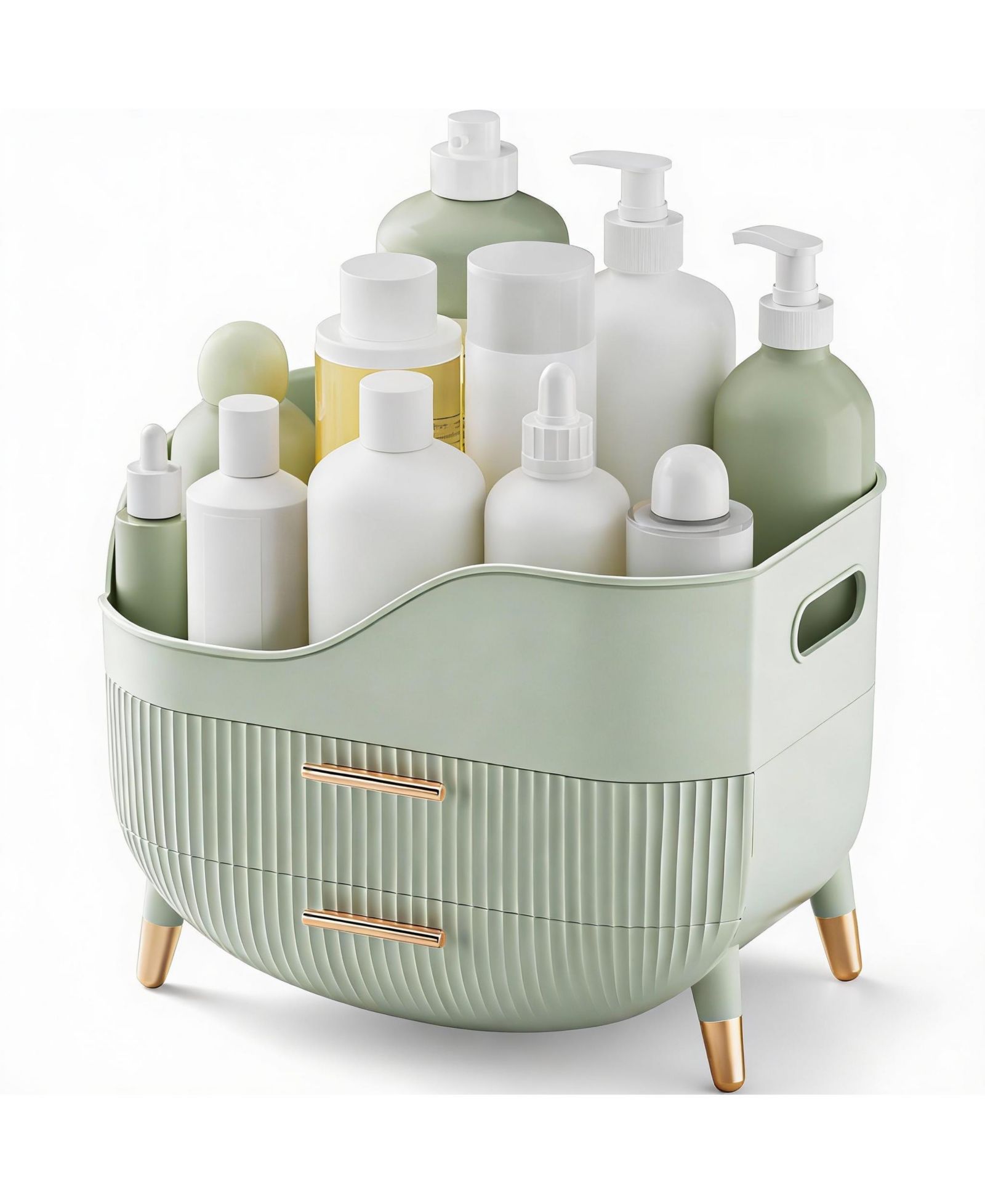 YIGII Large Capacity Makeup Organizer with Drawers for Skincare