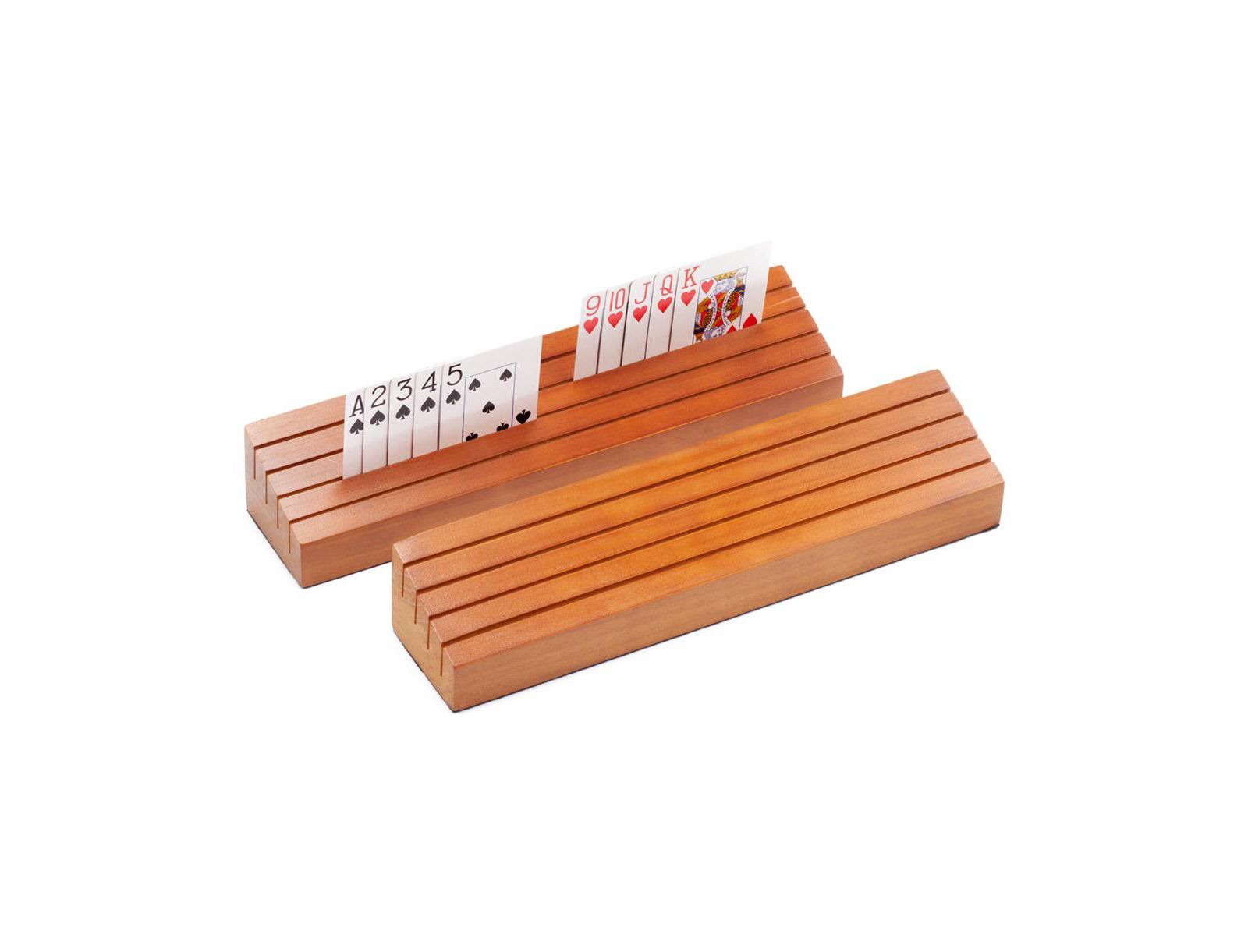 Набор держателей для карт GSE Games & Sports Expert Wooden Playing Card Holders