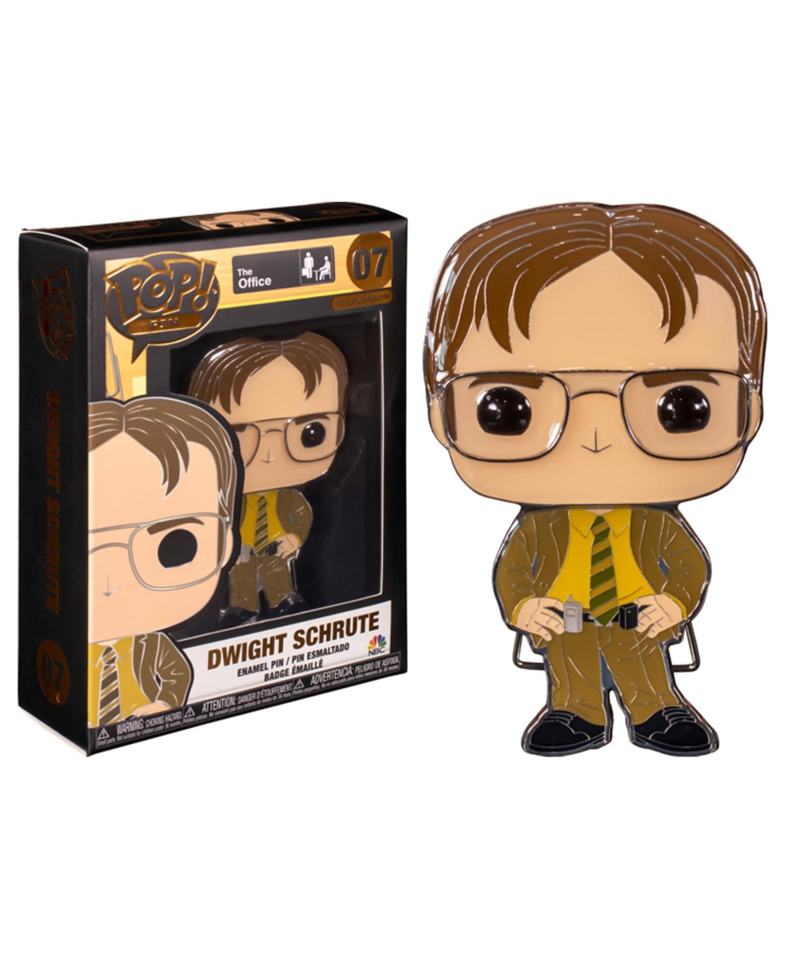 Funko The Office 3 Inch POP Pin | Dwight Shrute