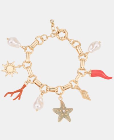 On 34th Nautical Sea Life Charm Bracelet, Macy's Exclusive