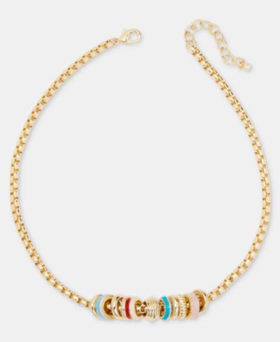 Ожерелье On 34th Rondelle Beaded Collar, 16" + 2" extender