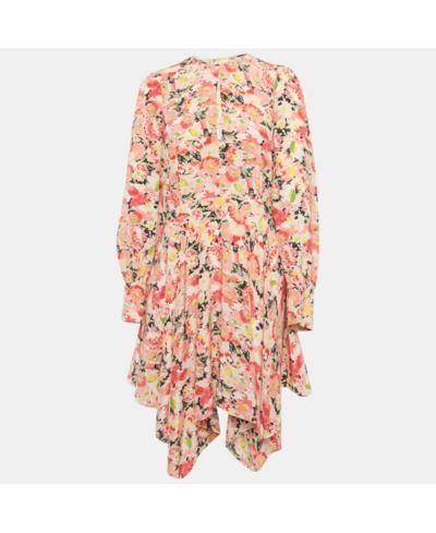 Женское платье Pre-Owned Stella Mccartney Pink Floral Print Silk