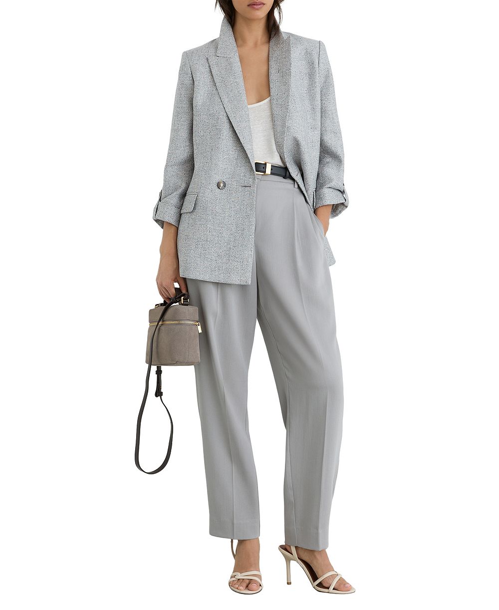 REISS Women's Meryl DB Textured Jacket