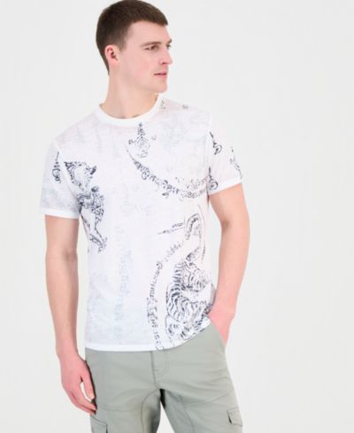 GUESS Men's Southeast Burnout T-Shirt