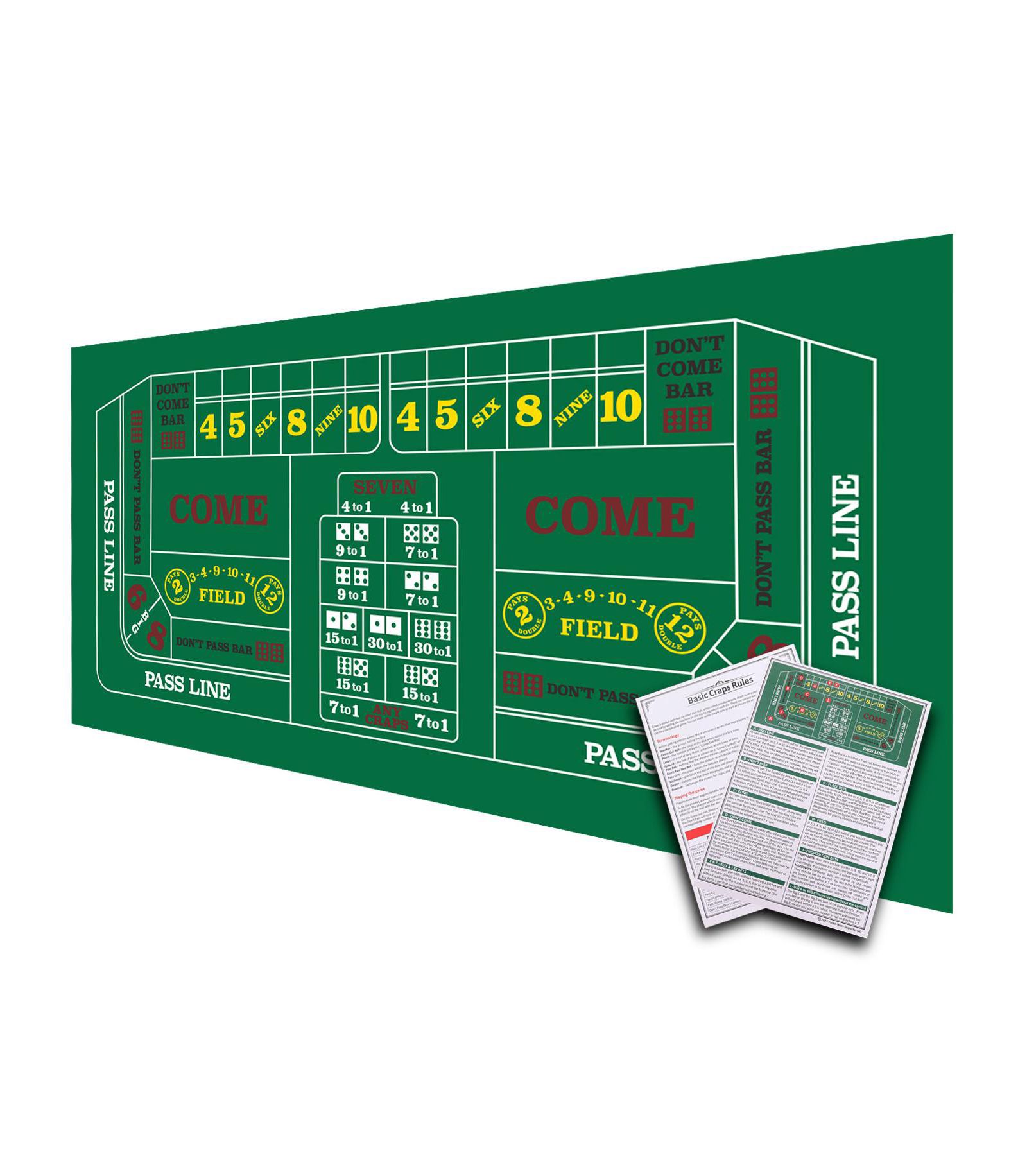 Игровой мат GSE Games & Sports Expert Texas Hold'em Poker Layout Felt с инструкцией, настольная игра в стиле Лас-Вегас