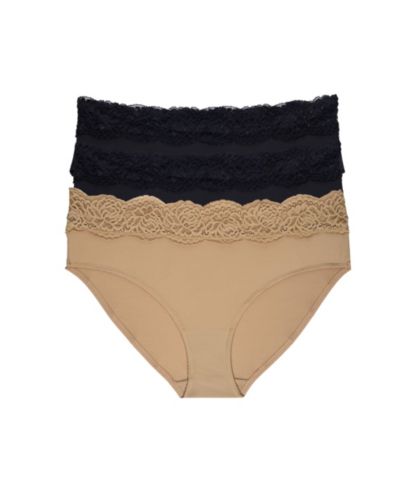 Skarlett Blue Women's Divine Lace Trim Hipster 3-Pack