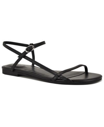 Nine West Women's Masow Round Toe Strappy Flat Sandals