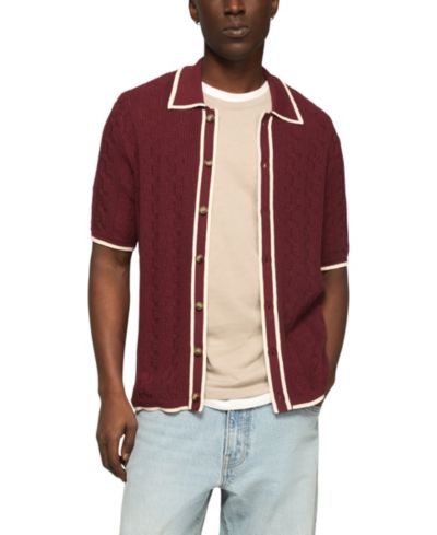 Мужская рубашка Lucky Brand с отделкой Piping и пуговицами