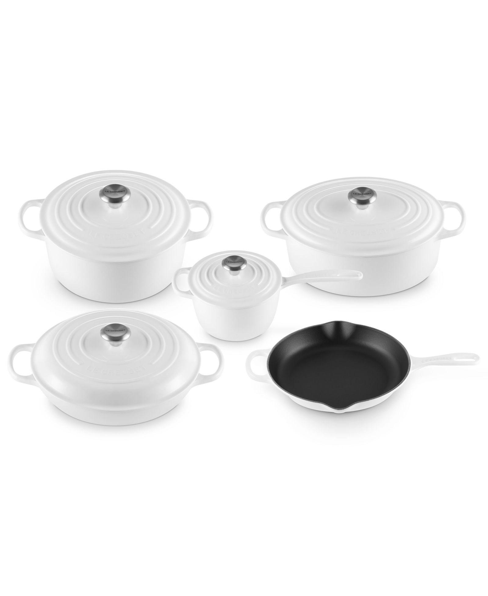 Le Creuset Signature Enameled Cast Iron 9-Pc. Cookware Set
