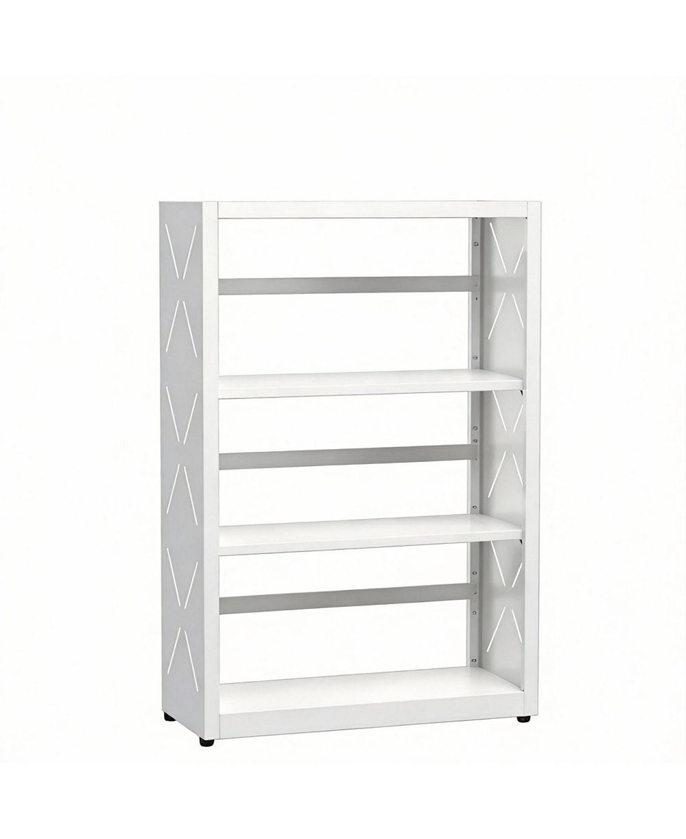 YIGII 3-Tier Metal Bookcase with Adjustable Shelves for Home Office