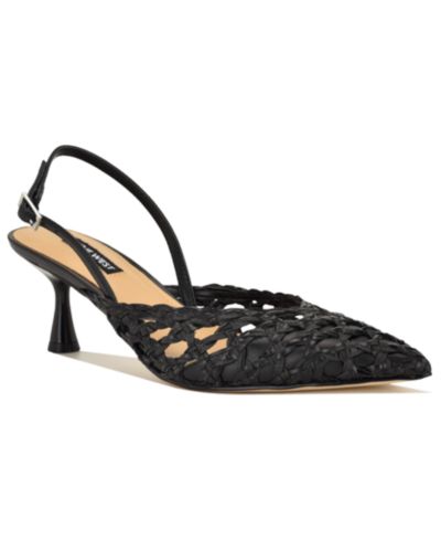 Женские туфли Nine West Randela Woven Kitten Heel Pumps