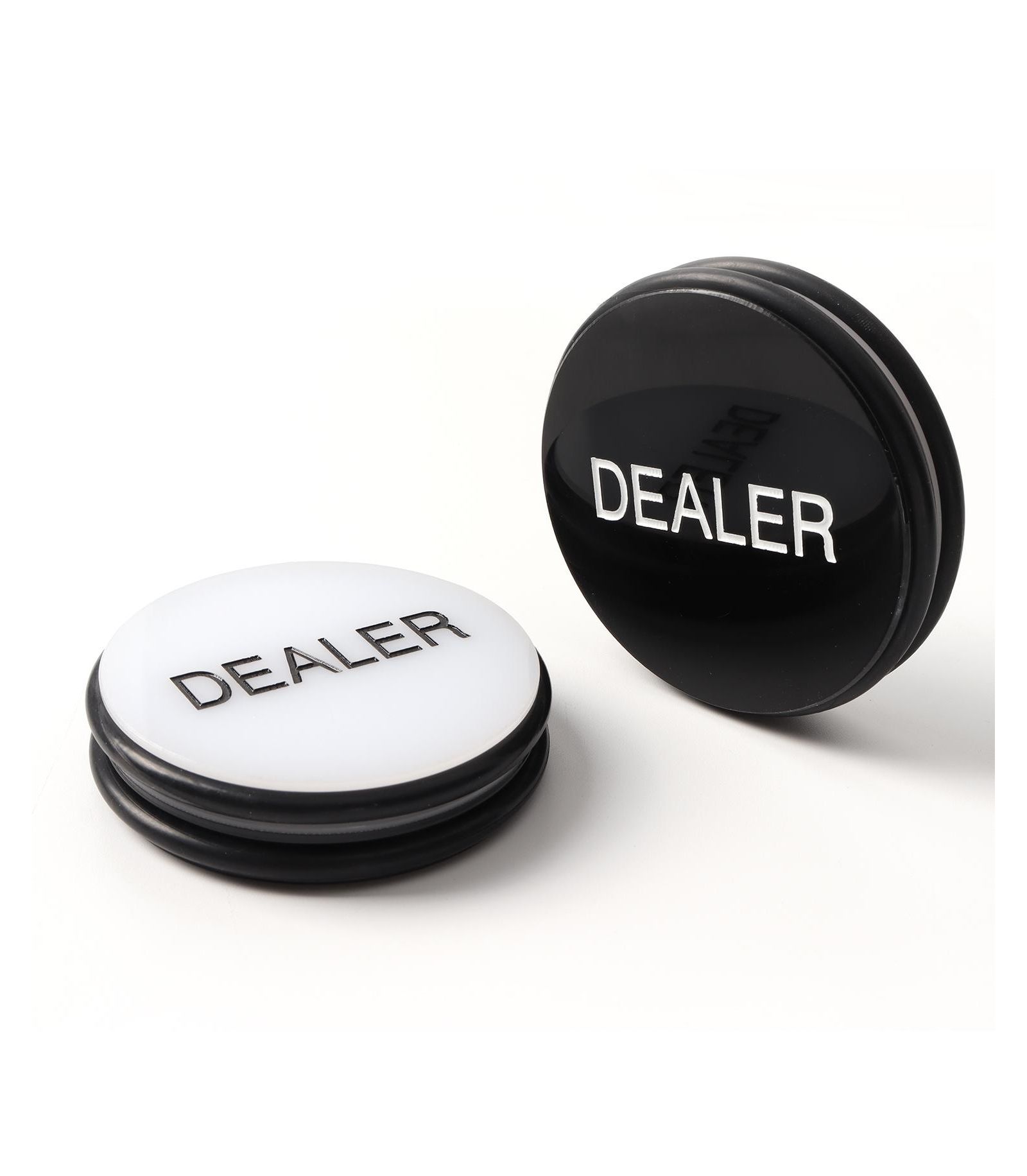 Двусторонние акриловые фишки для казино GSE Games & Sports Expert 1-Pack 3" Casino Grade Craps ON/Off Puck Buttons