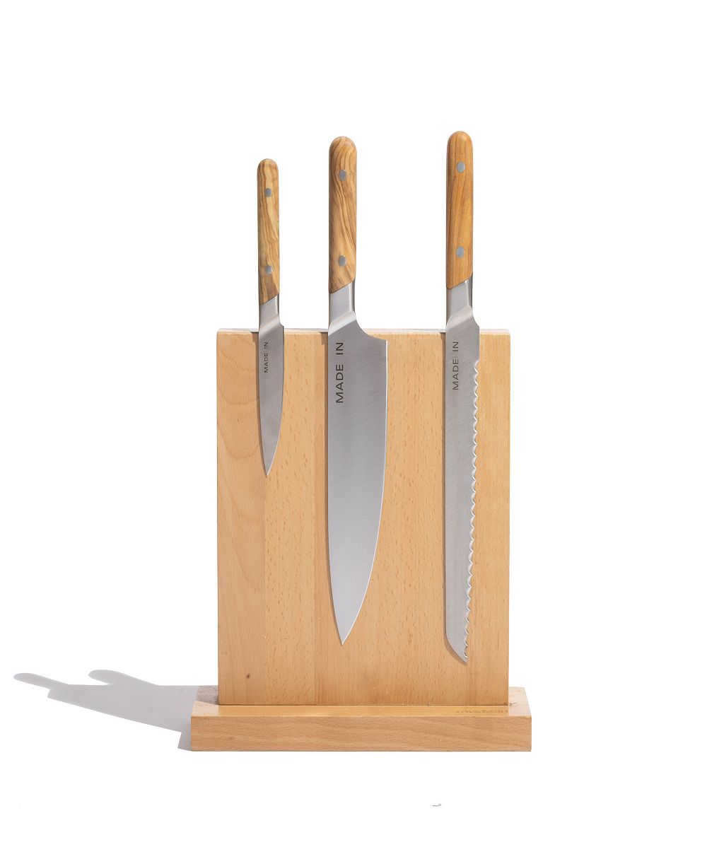 Made In 3-Pc. Knife Block Set