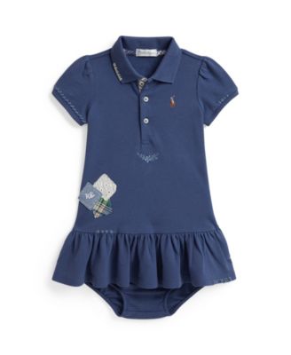 Детское платье Polo Ralph Lauren Short-Sleeve Polo с ботфортами, комплект из 2 предметов