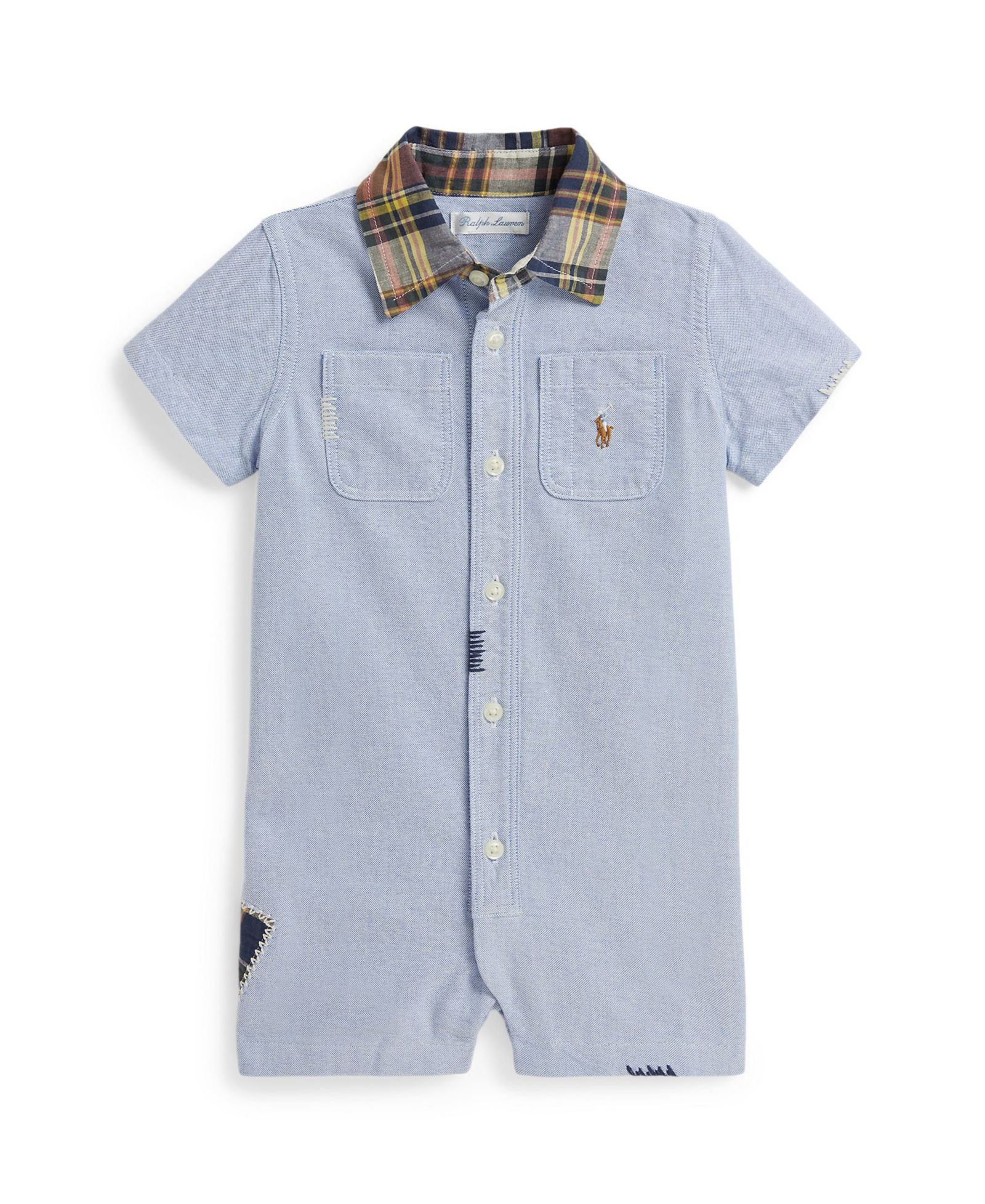 Polo Ralph Lauren Детские шорты Oxford Madras-Collar для мальчиков