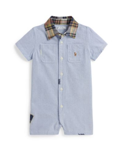 Polo Ralph Lauren Детские шорты Oxford Madras-Collar для мальчиков