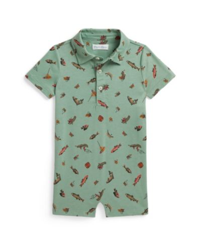Мужской комбинезон Polo Ralph Lauren Baby Boys' Fishing-Print Polo Shortall