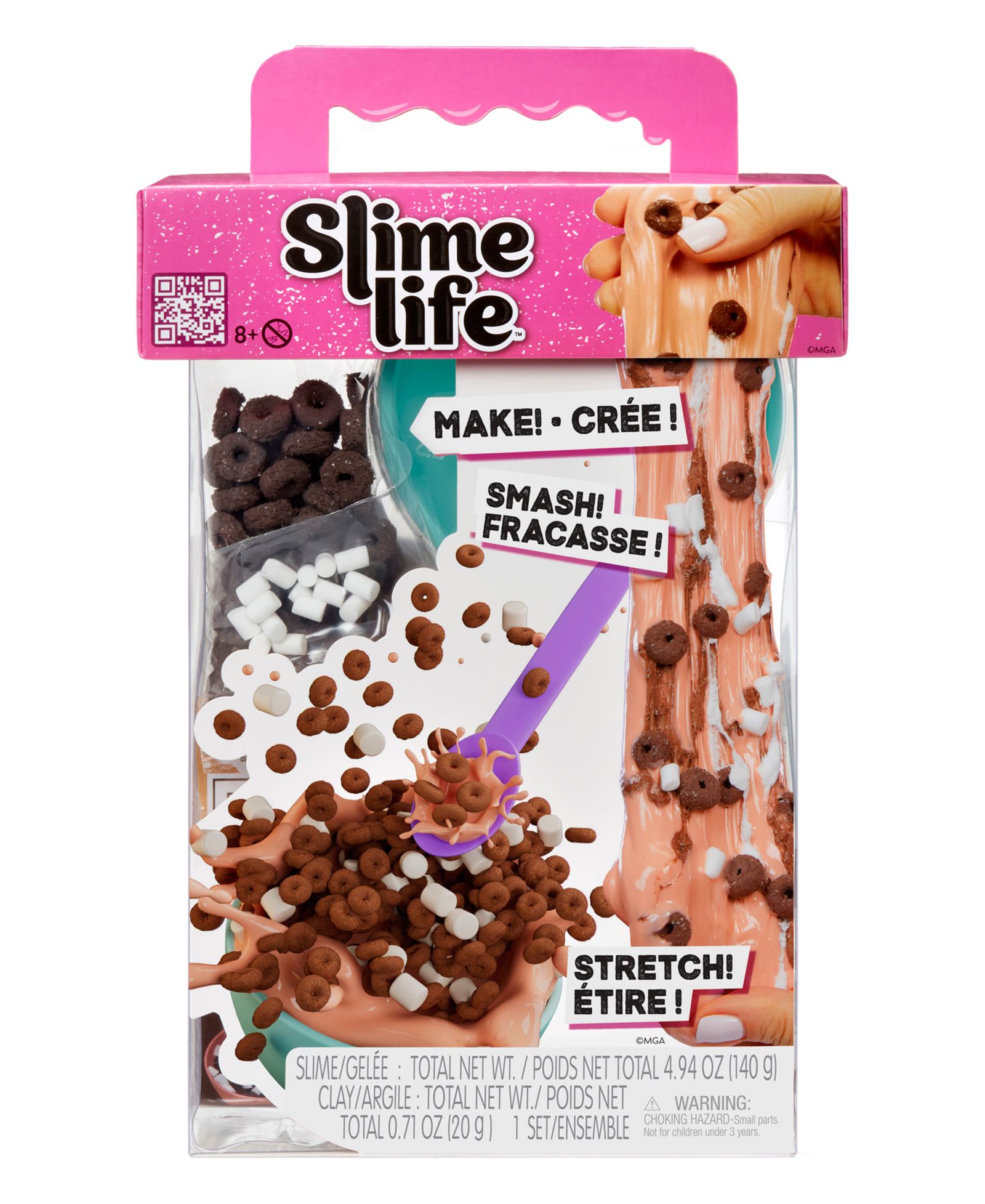 Slime Life Набор для создания слайма DIY Slime Kit, Bowl of Choco Cereal