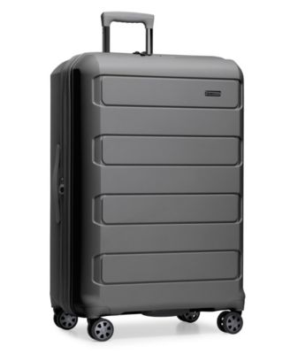 Traveler's Choice Pagosa Large Checked Hardside Expandable Spinner Luggage