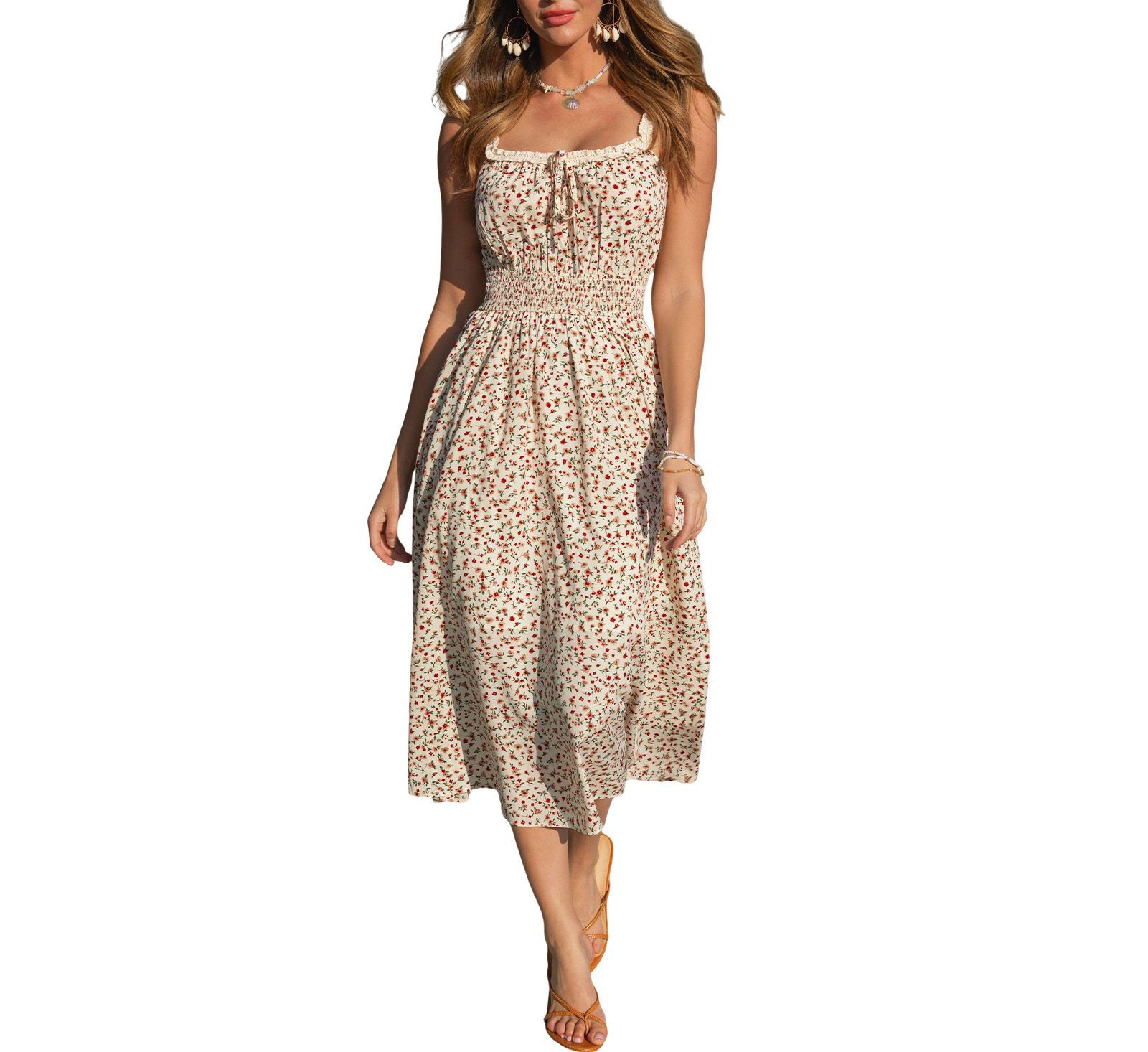 Женское платье макси Cupshe Cottage Dream Floral