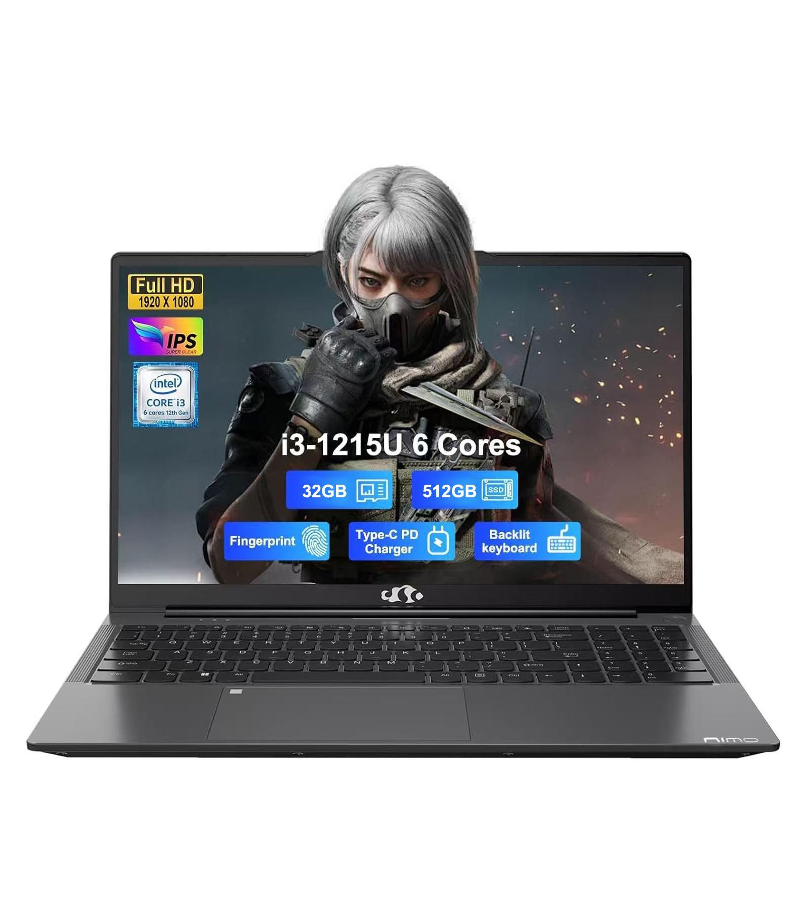 Nimo N154 15.6" Anti-Glare Laptop