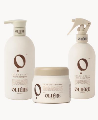 Oliere Paris Color Eclat набор для ухода за волосами, 3 предмета