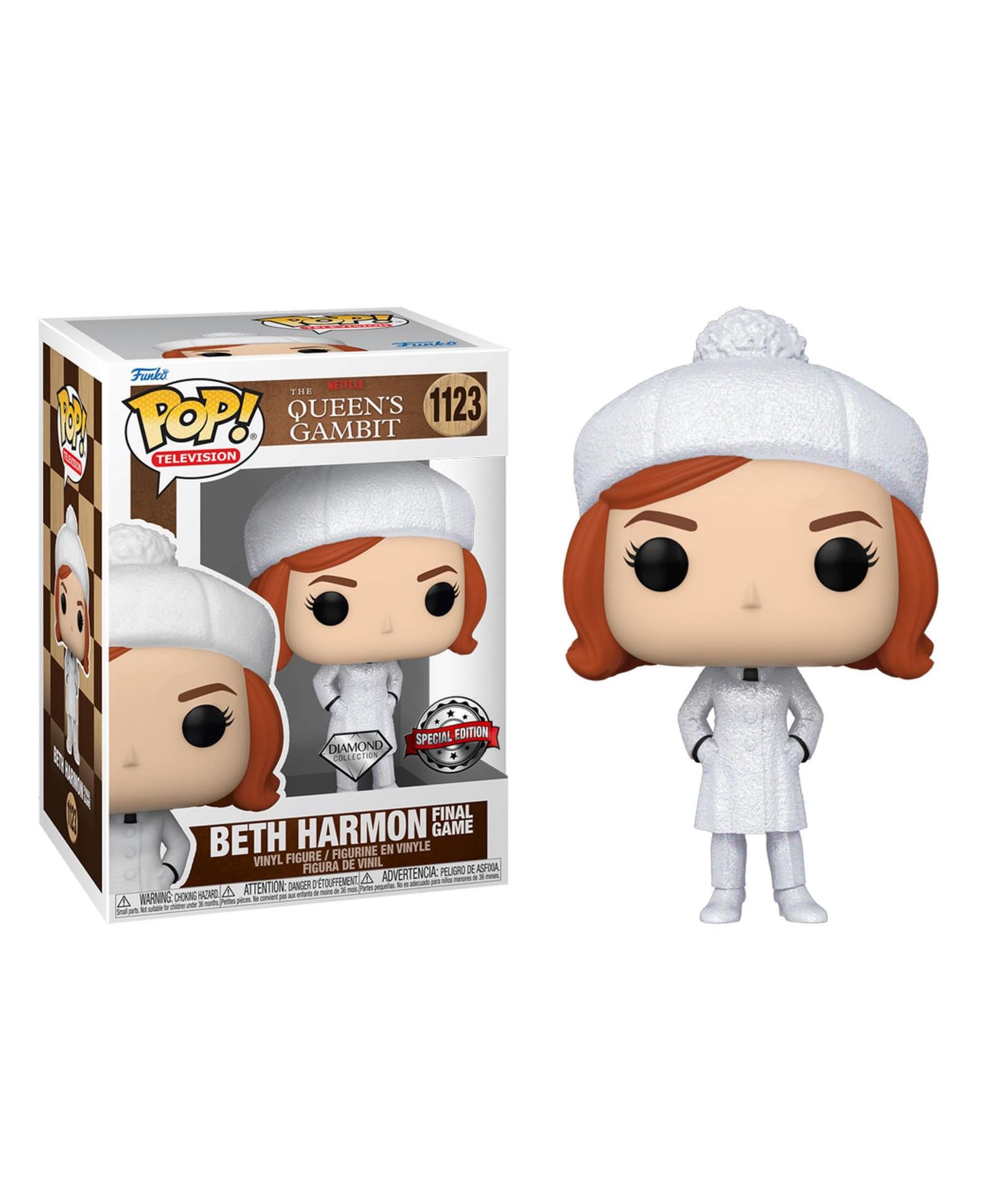 Funko Pop! Виниловая фигурка Бет Хармон Final Game, 3,75", 1 шт, от 14 лет