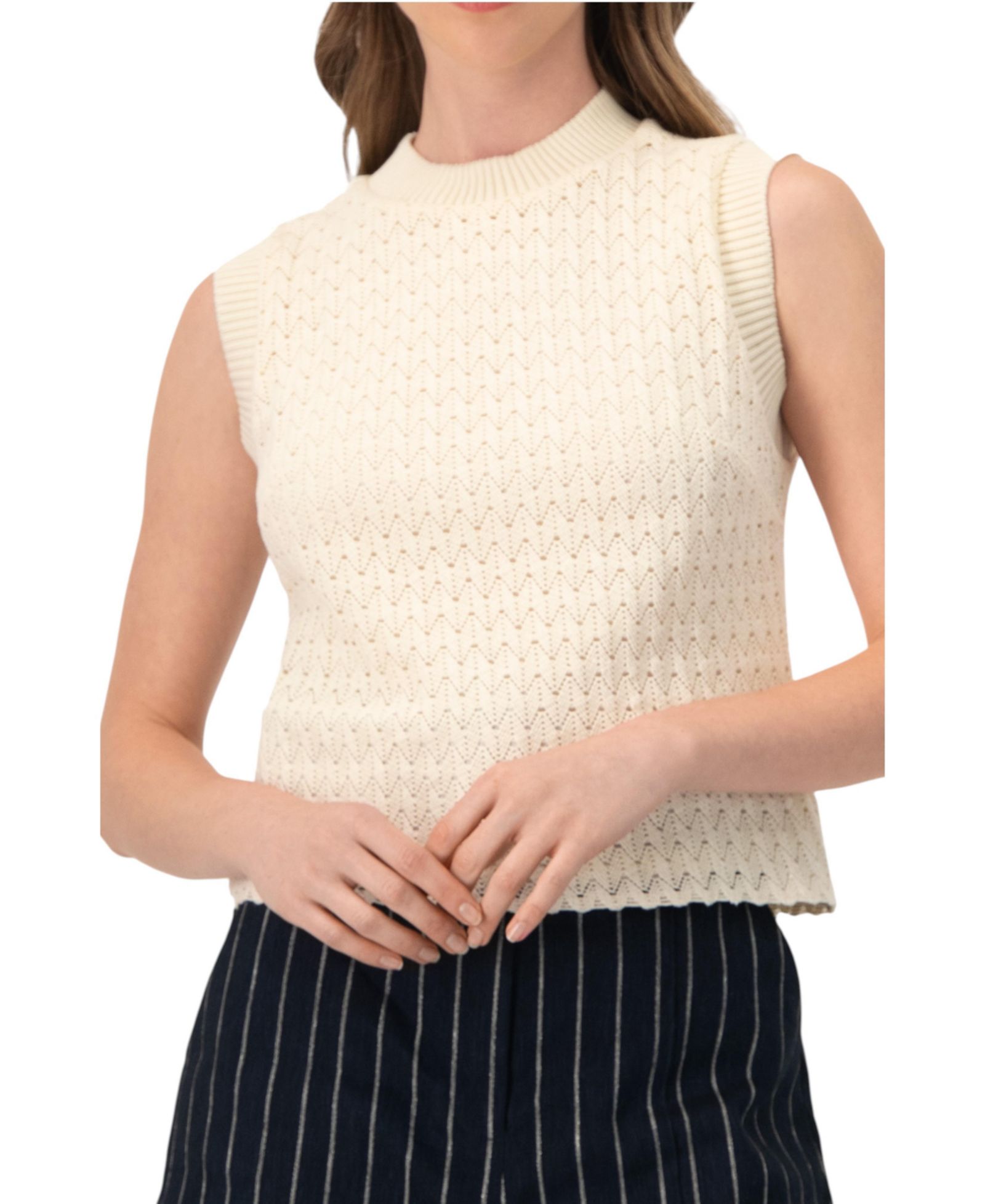 Ivonne Women's Sleeveless Knitted Top