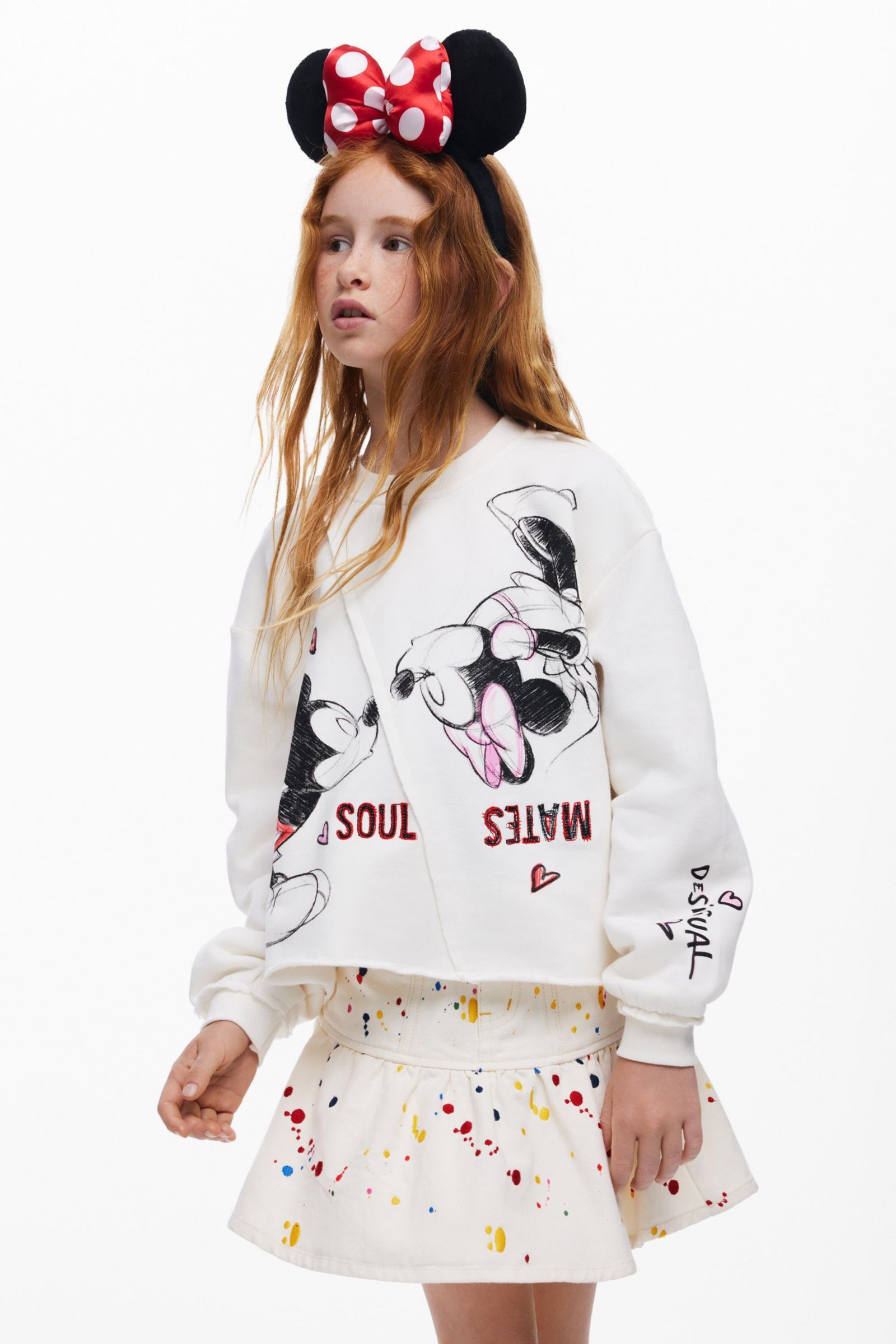 Детская свитшот Desigual Mickey Mouse Kiss