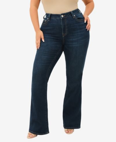 True Religion Plus Size Becca Mid-Rise Bootcut Jean