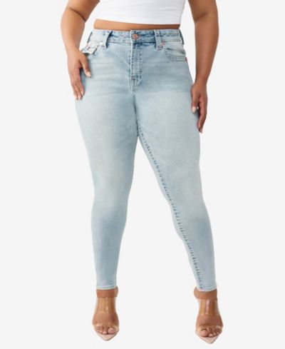 Джинсы True Religion Plus Size Mid-Rise Skinny Big T-Flap