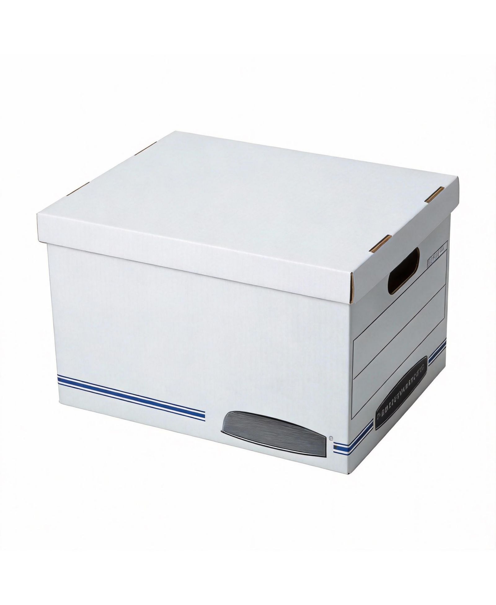 YIGII 12 Pack Cardboard File Boxes with Removable Lids for Letter & Legal Docs